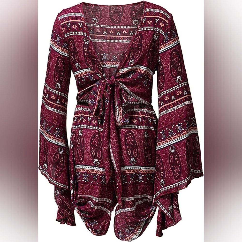 Amazon Boho Hippie Festival Romper - Picture 5 of 8
